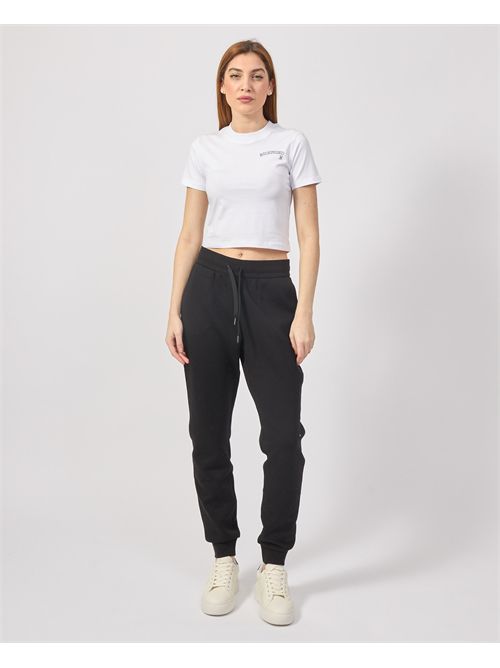 T-shirt cropped Richmond X con logo RICHMOND X | UWP25198TSOFF-WHITE